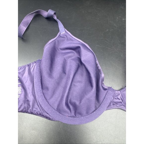 Fabulous By Victoria’s Secret Purple Unlined Semi Demi Underwire Bra Sz 32D - Picture 7 of 8